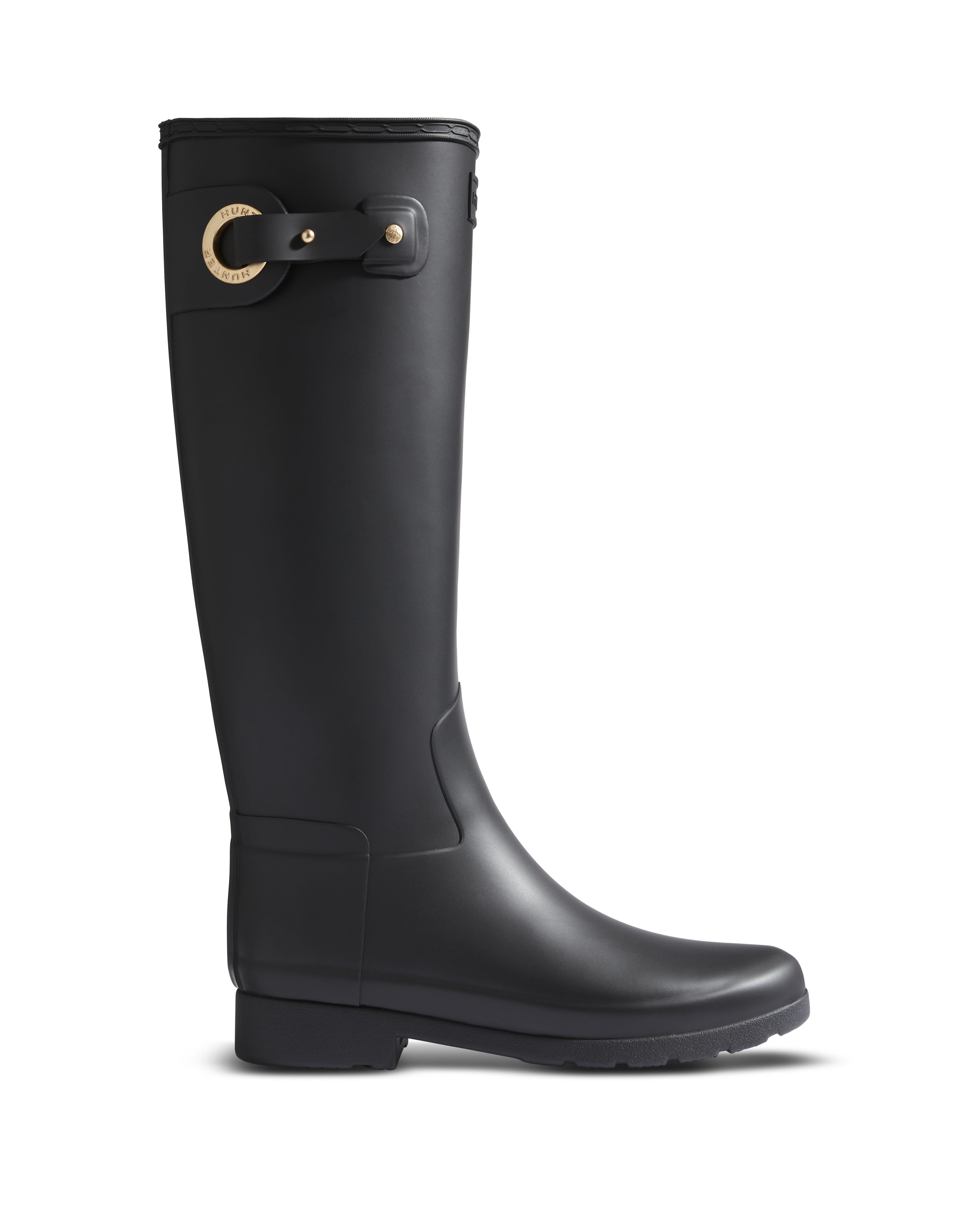 Hunter Hunter Refined Tall Eyelet Buckle Boot