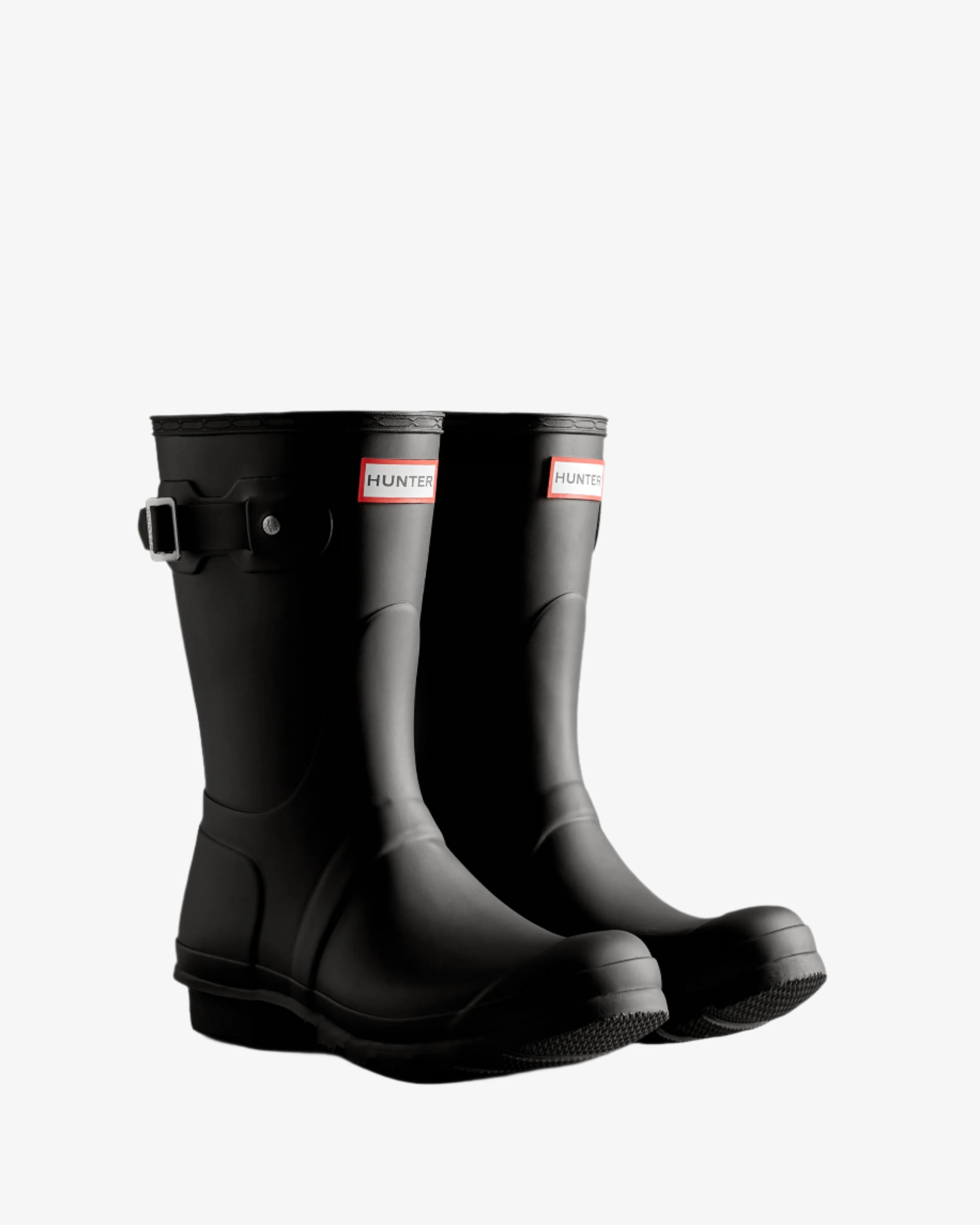 Women's Tri-Colour Logo Backstrap Short Wellington Boots – Hunter