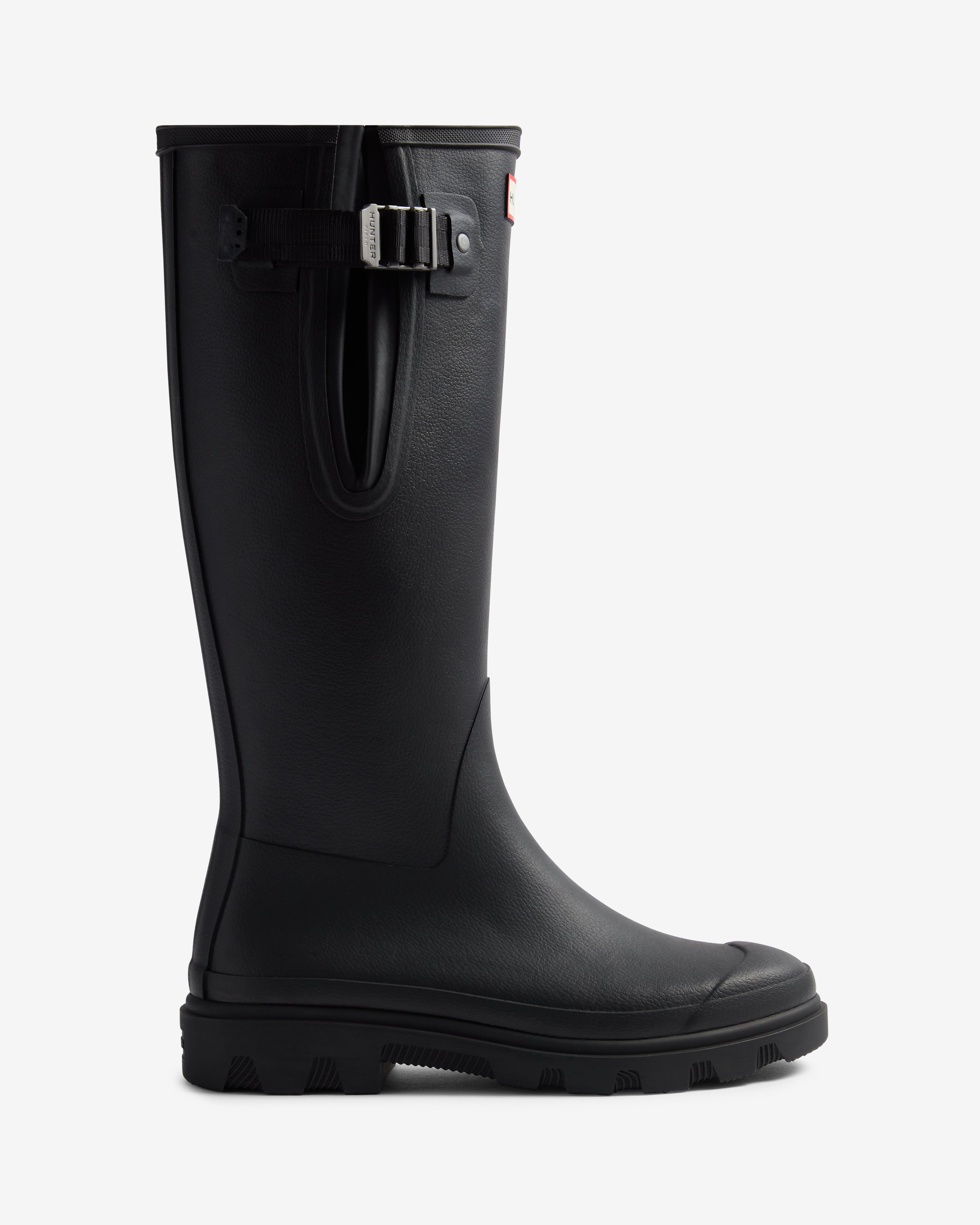HUNTER WINDHUNDER  BOOT ブラック Unisex Downpour Field Adjustable Tall Wellington Boot – Hunter