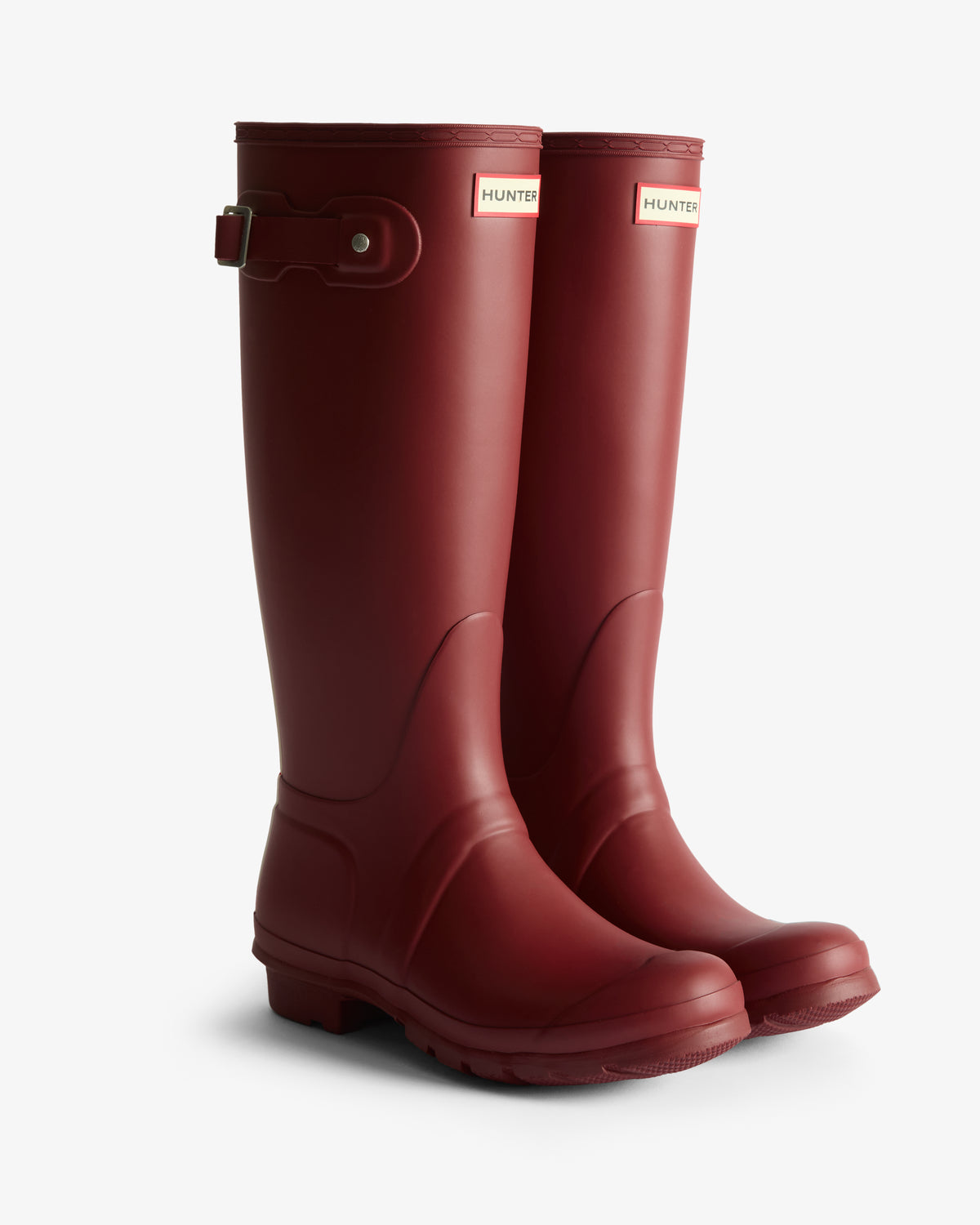 Boota Z Women's Tri-Colour Logo Backstrap Tall Wellington Boots – Hunter Boots ...